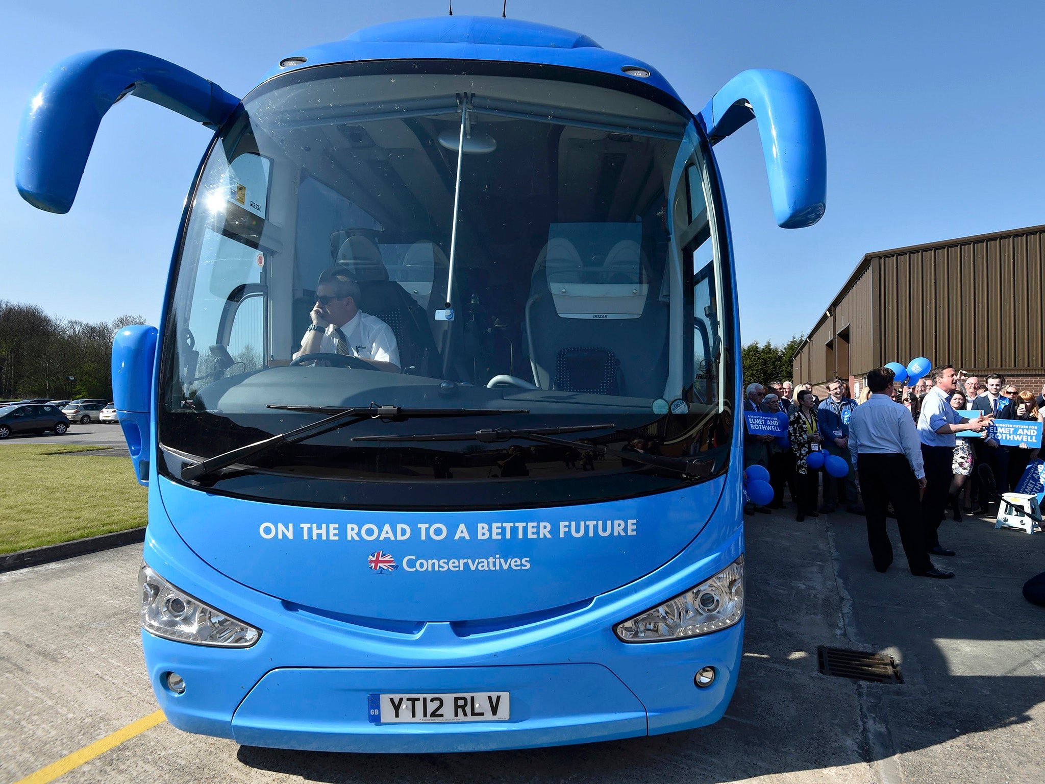 The Conservatives’ ‘battlebus’ transported young activists around the country during the election campaign