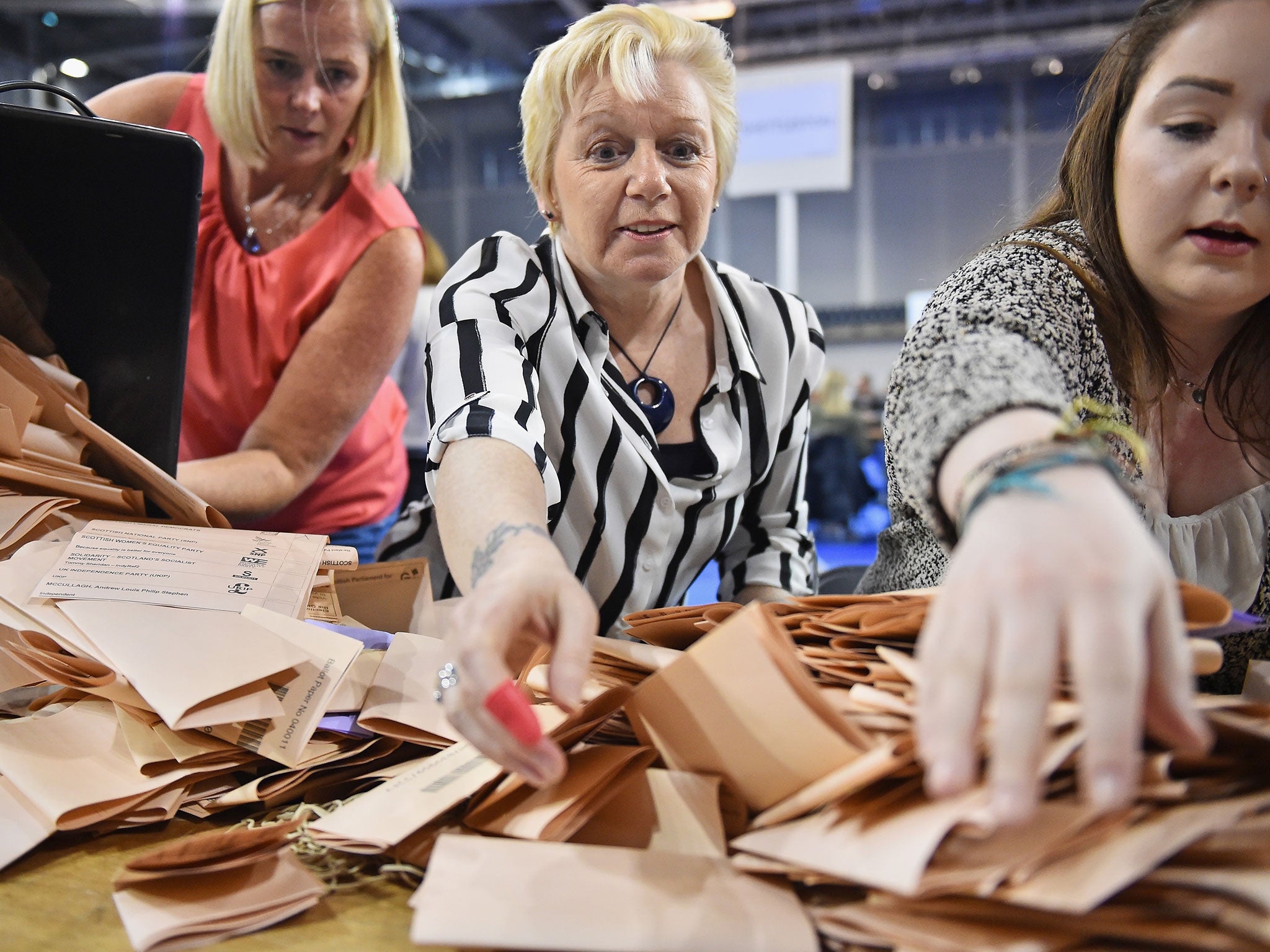 Vote counting is taking place across the UK