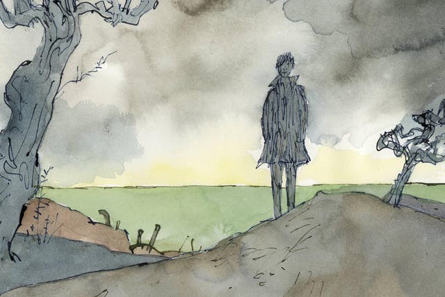 Illustrator Quentin Blake is behind James Blake's haunting new cover artwork