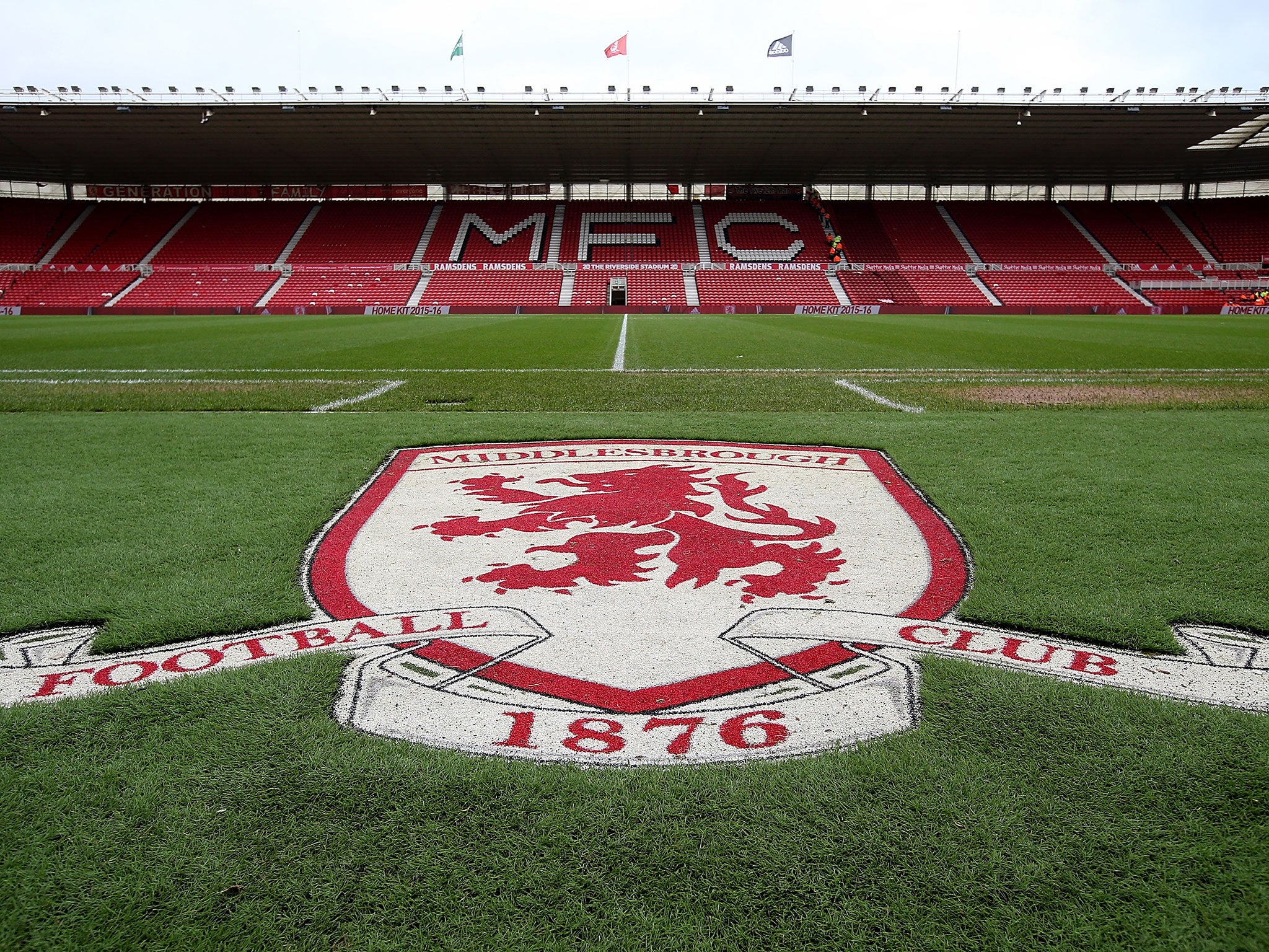 A view of Middlesbrough's Riverside Stadium