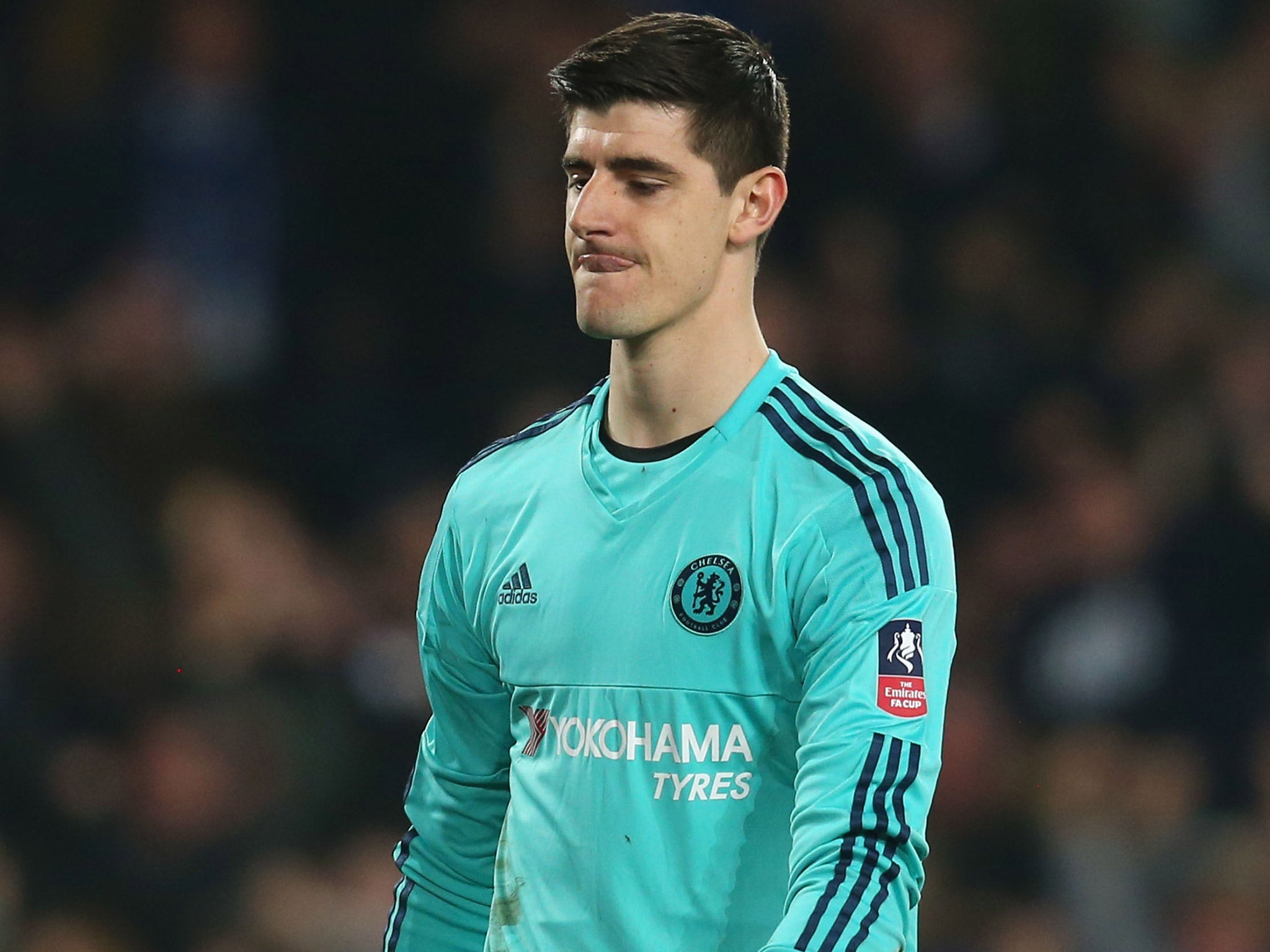 Thibaut Courtois is reported to have had a row with Chelsea coach Christophe Lollichon