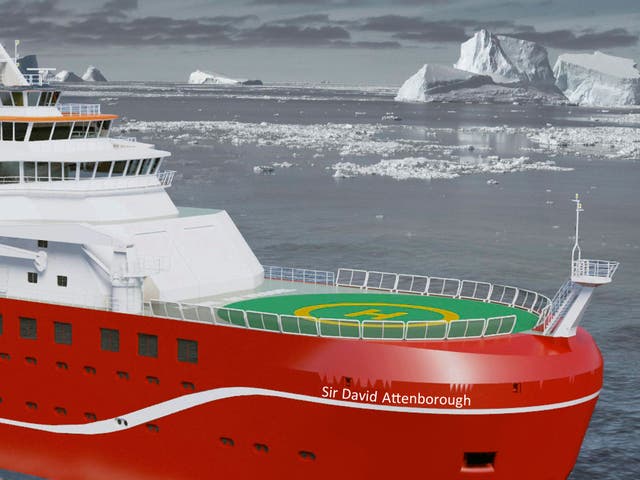 Despite the results of the online poll, the ship will be named RRS Sir David Attenborough