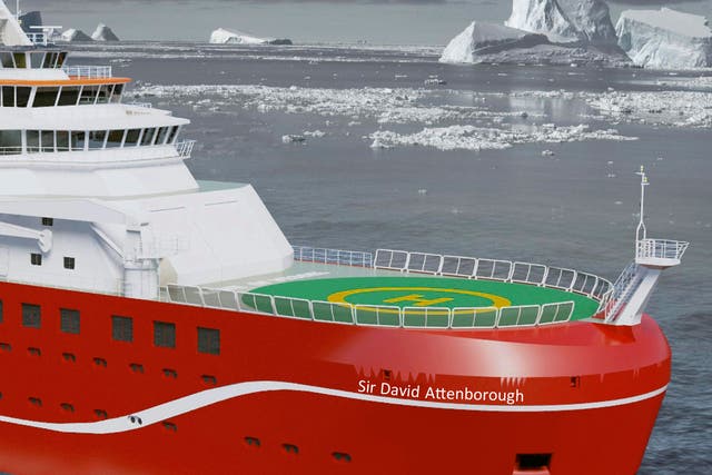 Despite the results of the online poll, the ship will be named RRS Sir David Attenborough