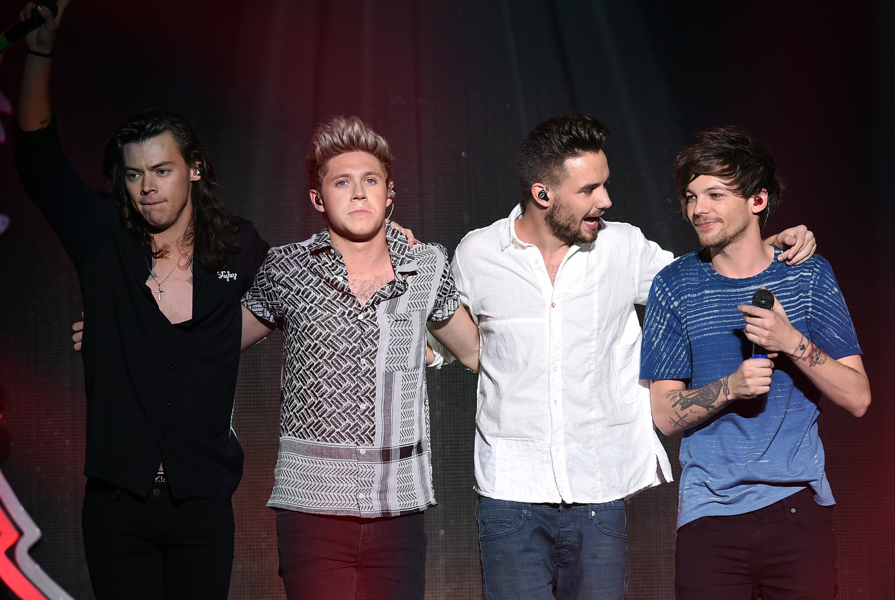 One Direction were performing for fans in Texas (file pic)