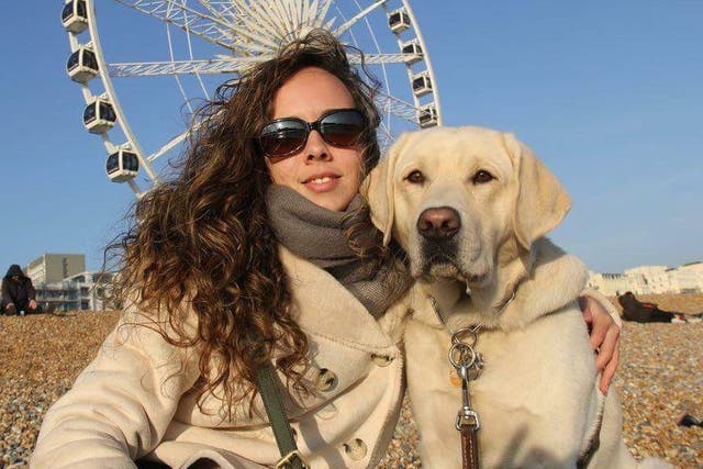 Laura Reyes Martin said she had flown to the UK with Jamie the dog many times without a problem