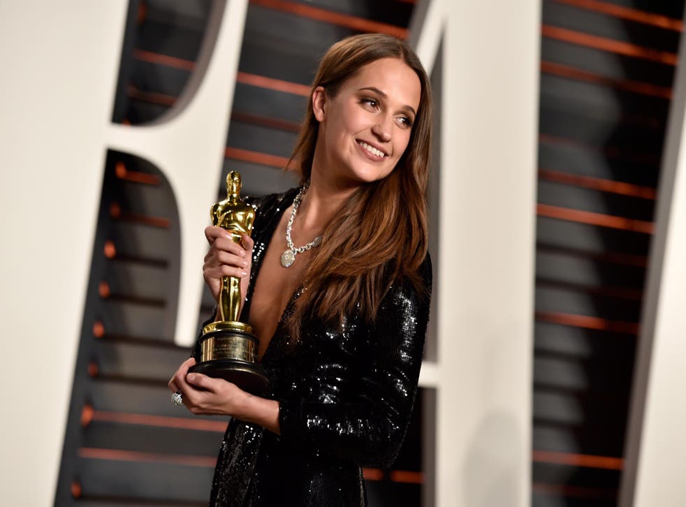 Alicia Vikander winning Best Supporting Actress for 'The Danish Girl'