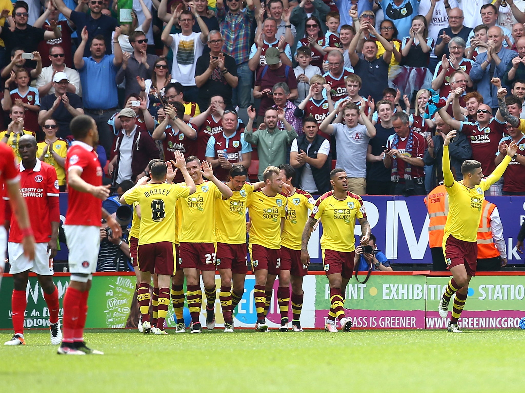 Burnley won the Championship - the second-tier of the football league - this season