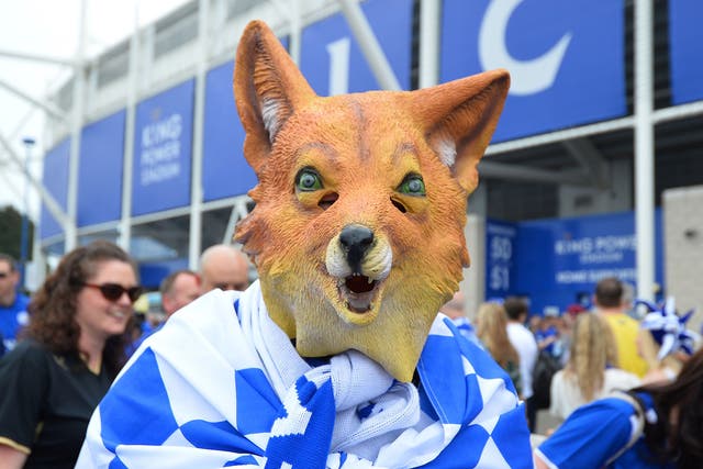 Leicester fans celebrated in style