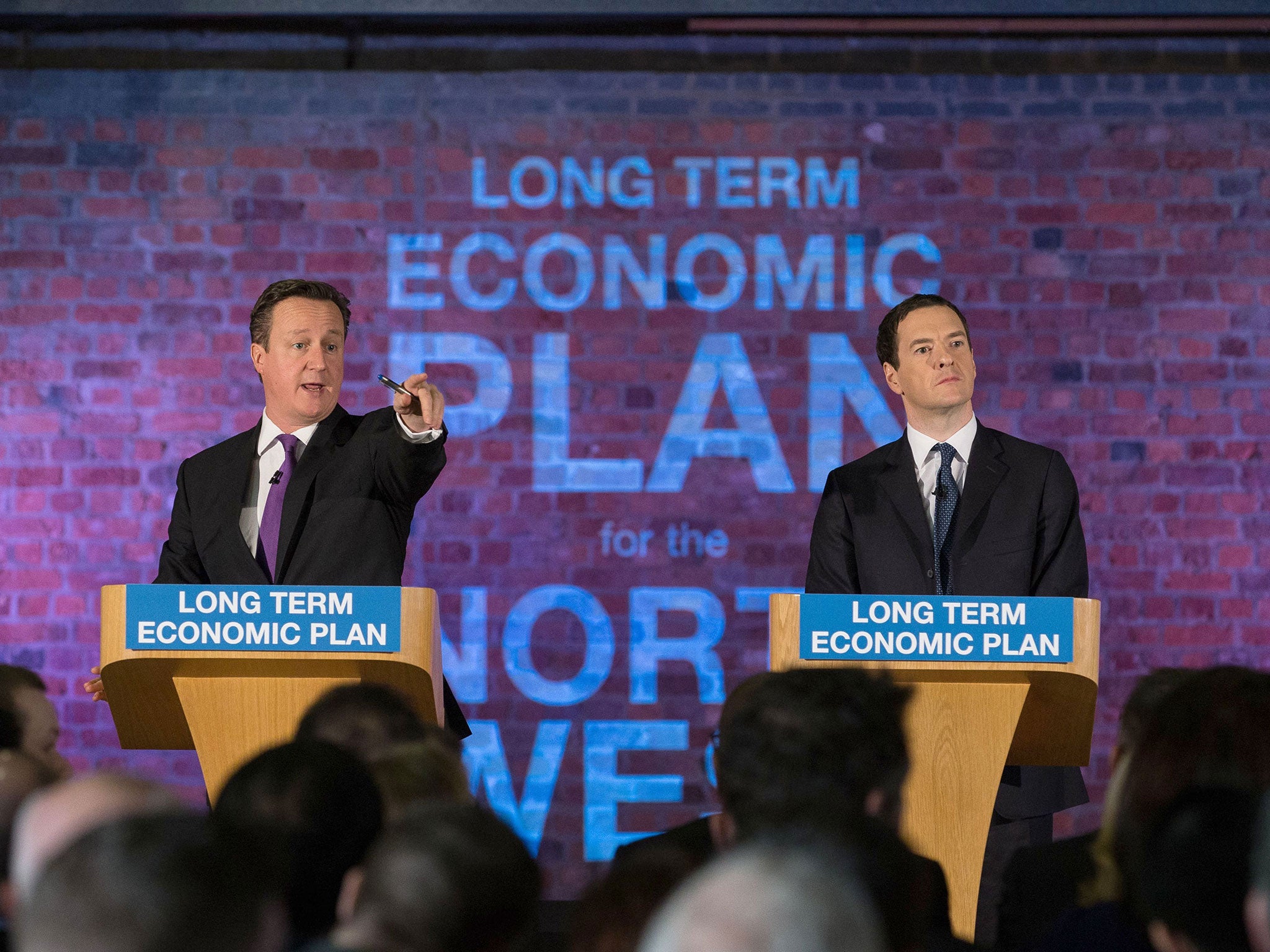 David Cameron and George Osborne said the country was "all in it together" when announcing austerity measures