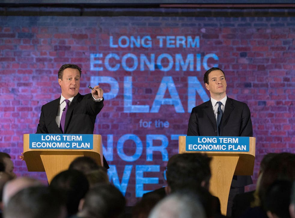 Cameron and Osborne's much-trumpeted 'Long Term Economic Plan' appears to have hit the buffers