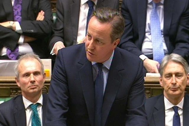 A spokesman for Mr Cameron said he was referring to the imam's support of "an Islamic State"