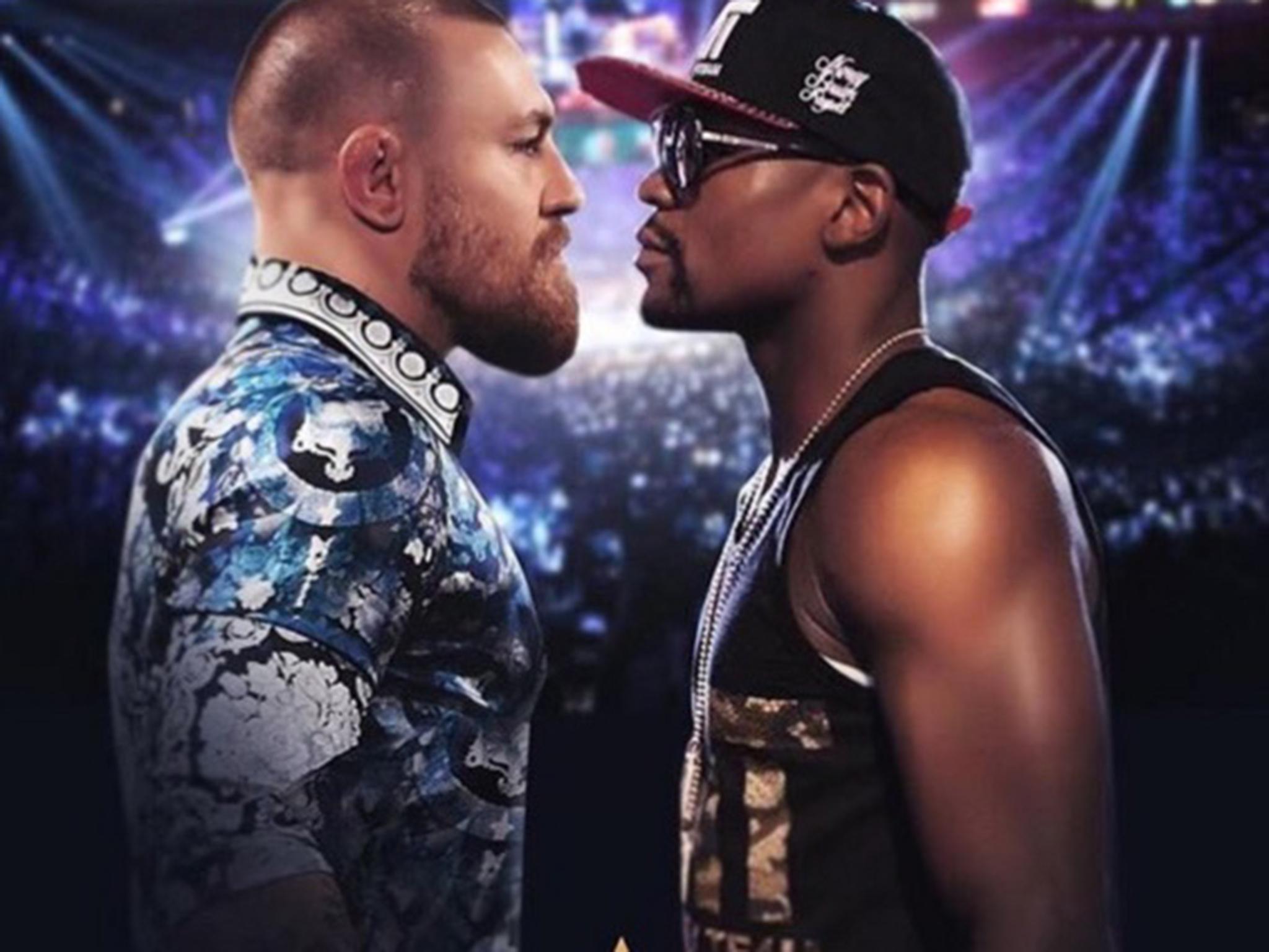 Mocked-up picture uploaded by Conor McGregor to his Twitter account today