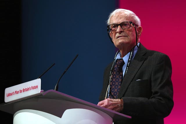 Campaigner Harry Leslie Smith is one of several Second World War veterans to come out for the Remain side