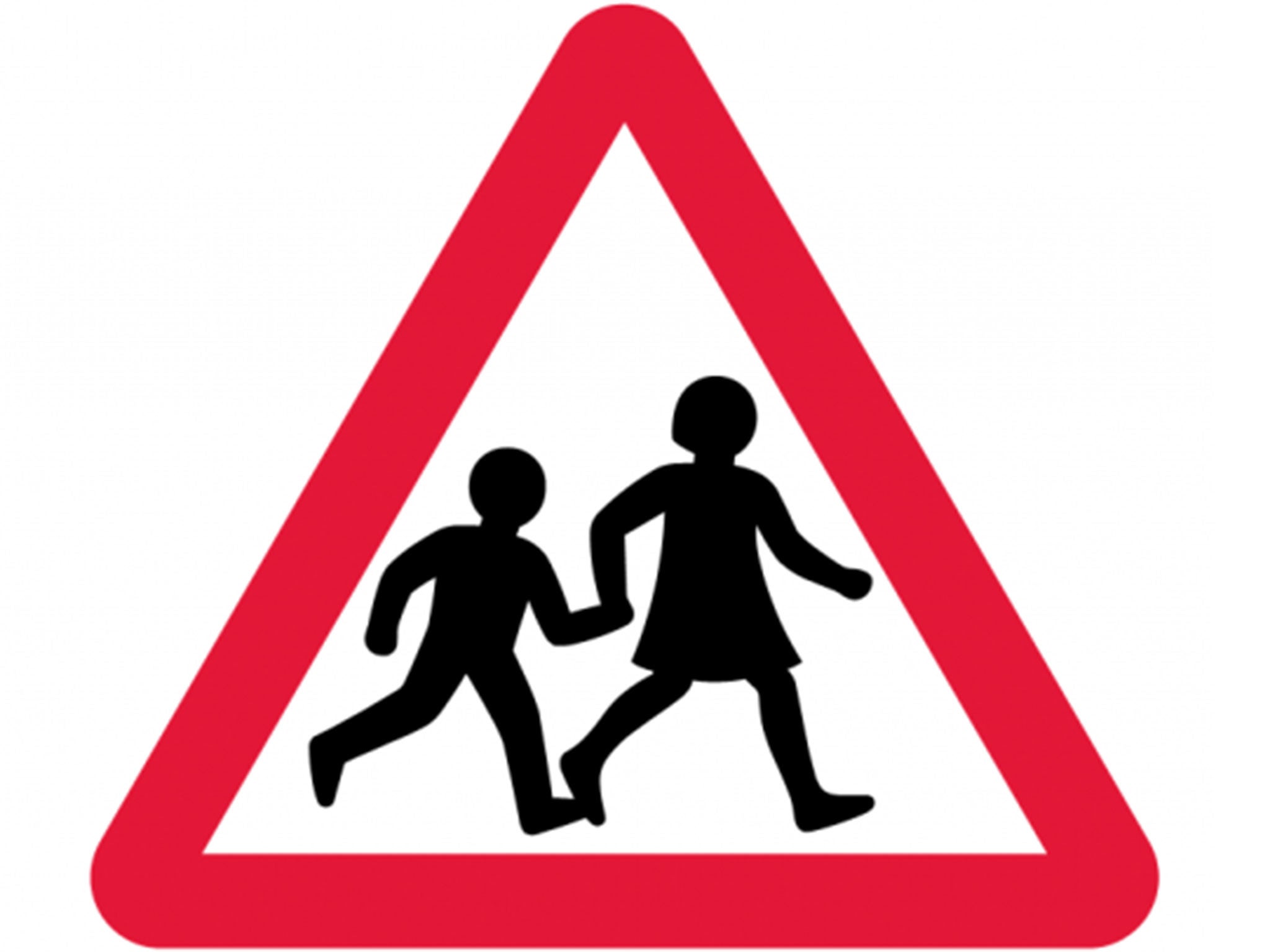 Iconic British Road Sign Of Two Schoolchildren Crossing Updated By 