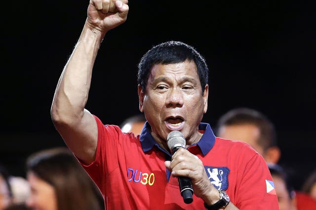Mr Duterte's spokesperson denied the allegations