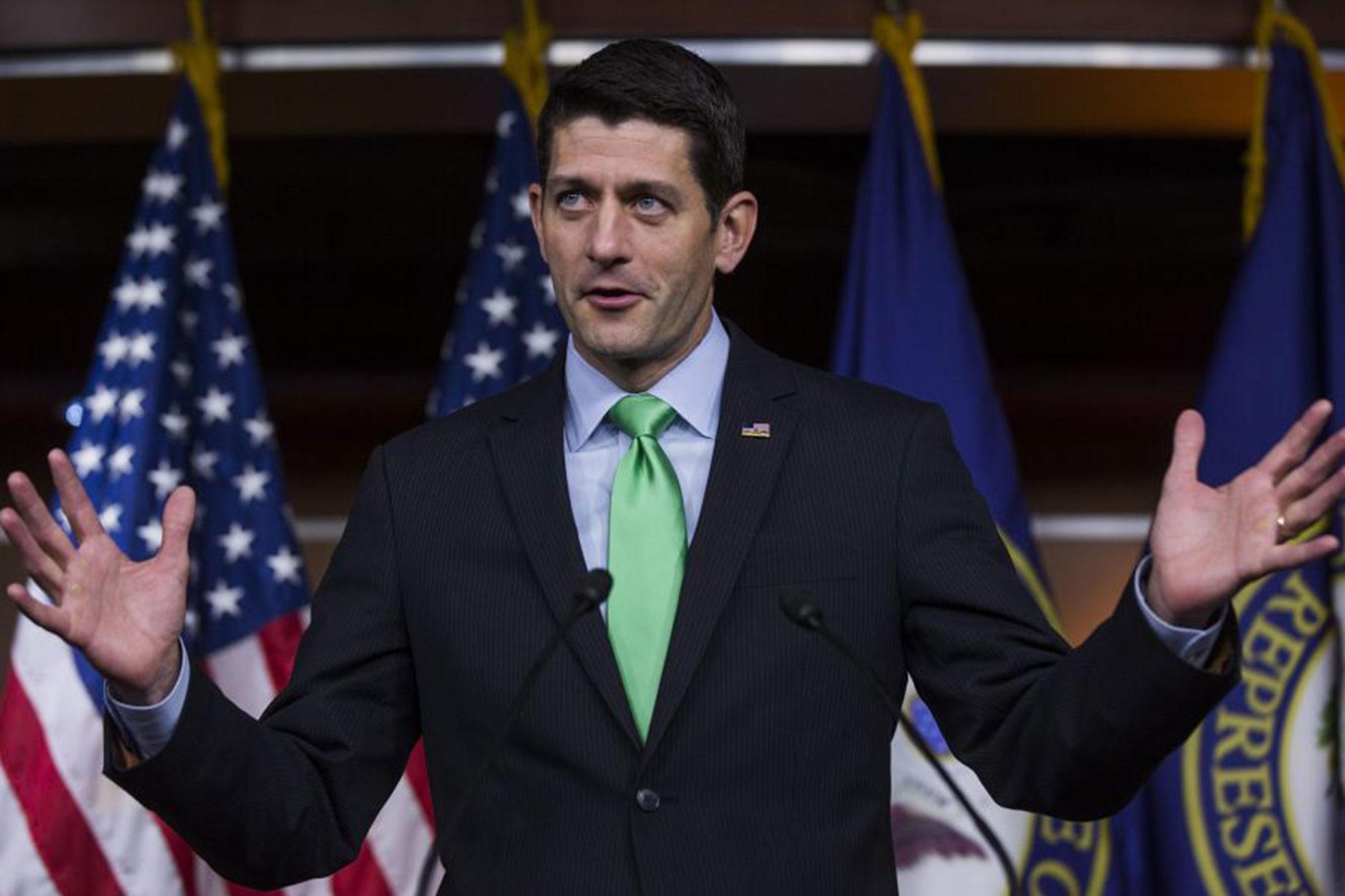 Mr Ryan's new plan is to focus on what Republicans - in general - stand for, as opposed to Mr Trump