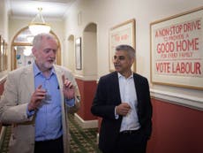 Sadiq Khan rules out challenging Jeremy Corbyn for Labour leadership