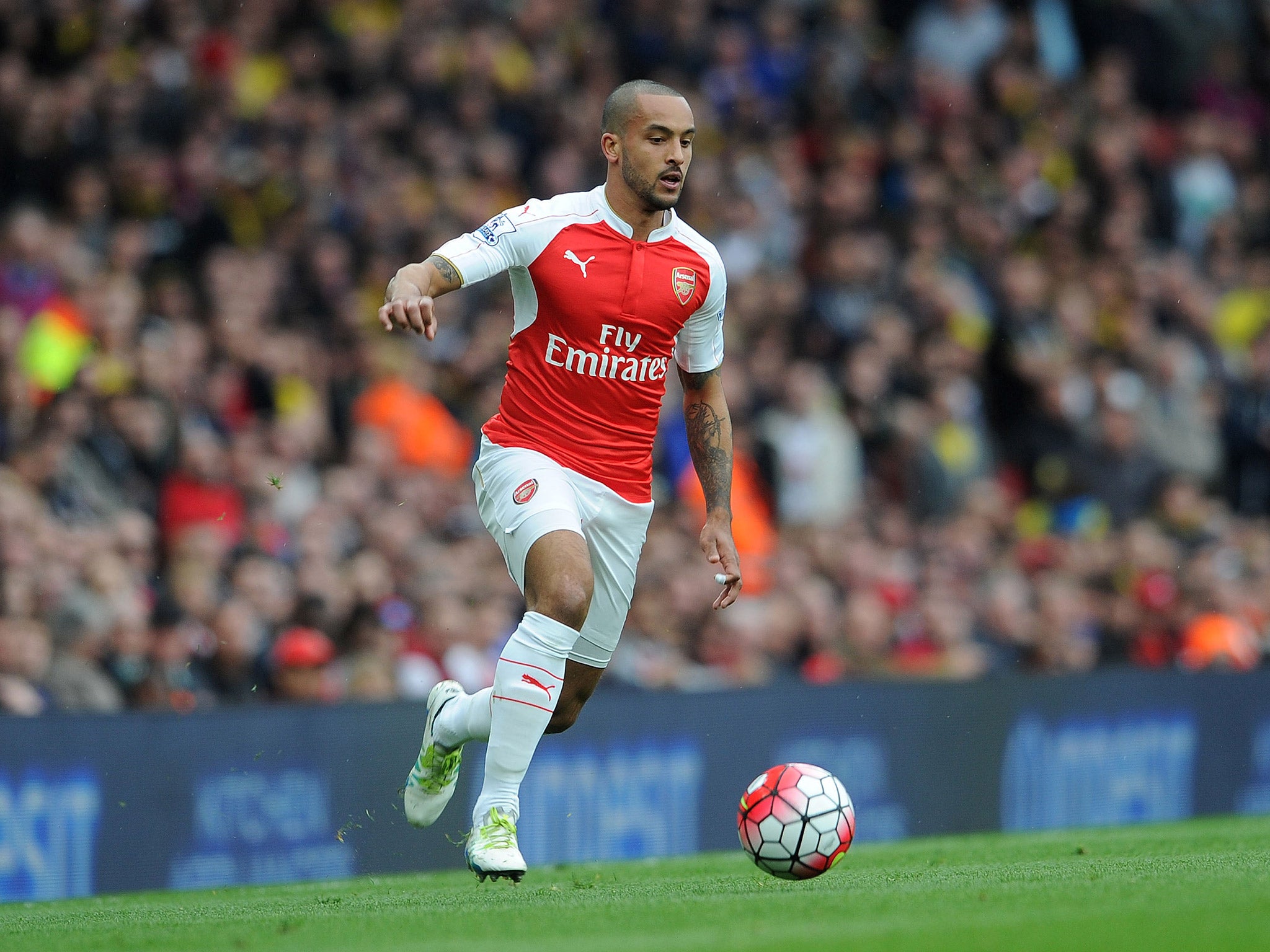 Theo Walcott has played over 230 times for Arsenal over a 10-year period