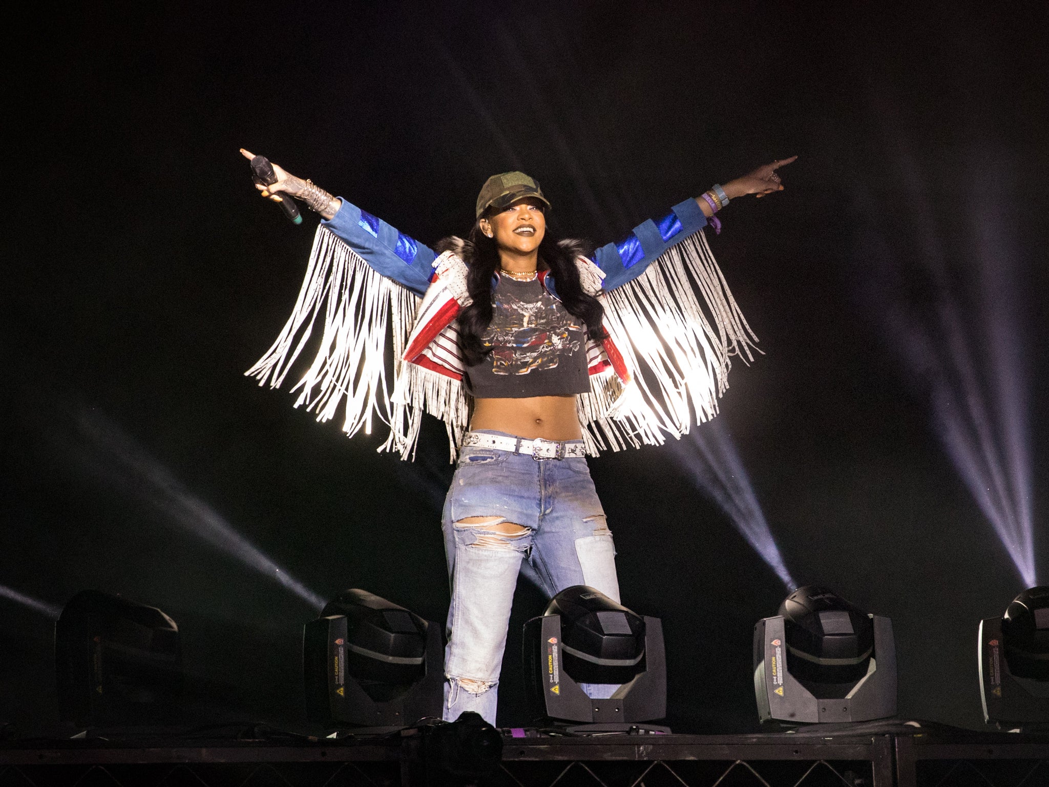 Rihanna performs at the 2016 Coachella music festival Christopher Polk/Getty
