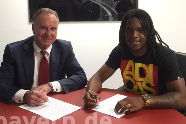 Sanches has signed a five-year contract with the Bundesliga champions