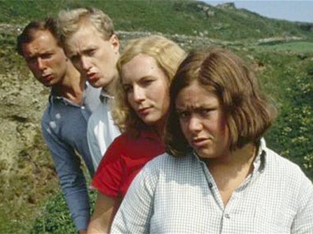 Peter Richardson, Adrian Edmondson, Jennifer Saunders and Dawn French in ‘The Comic Strip Presents...Five Go Mad In Dorset’