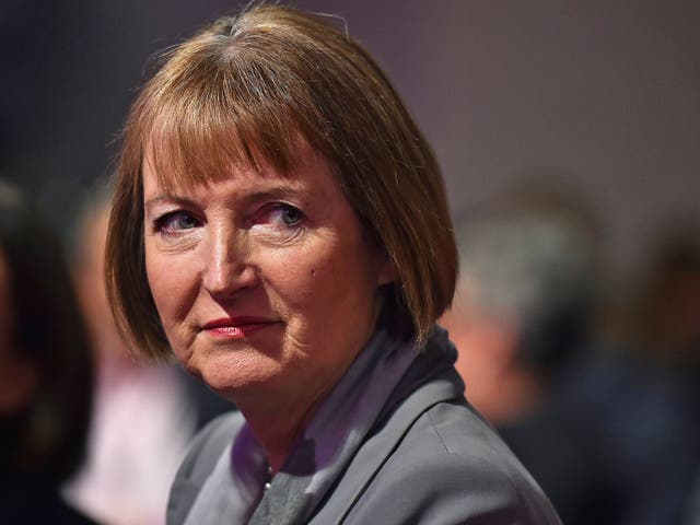 Harriet Harman said Theresa May is a woman but 'not a sister' at the Labour conference during the weekend