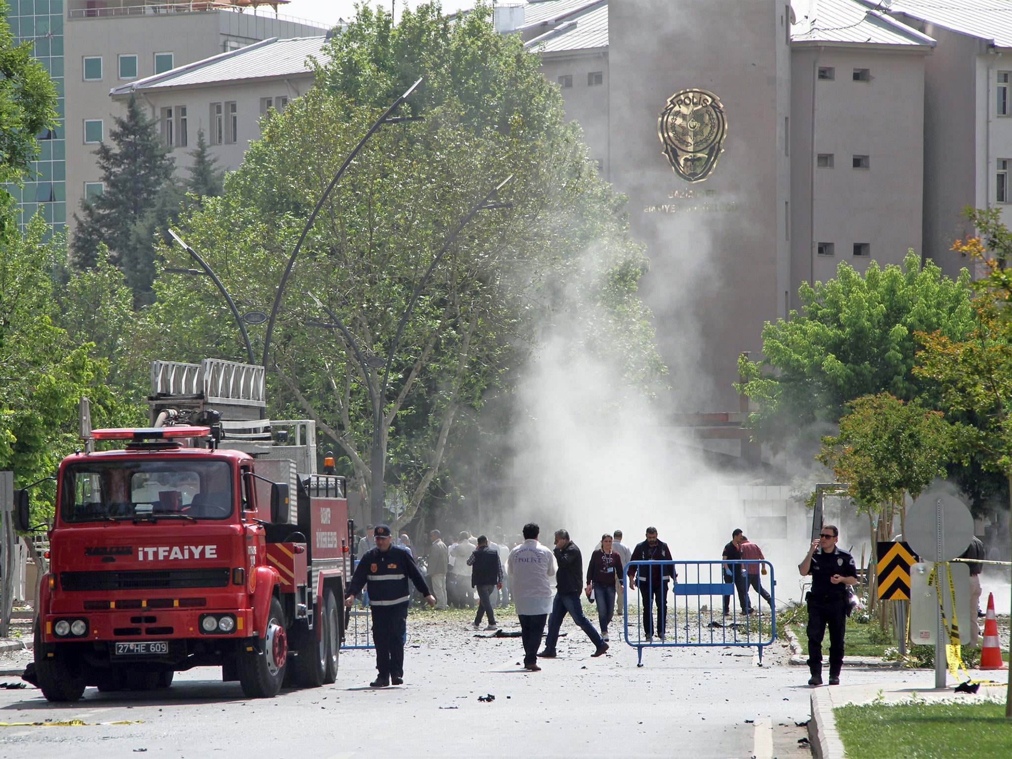 A suicide bomb at Gaziantep's police headquarters killed three officers earlier this month