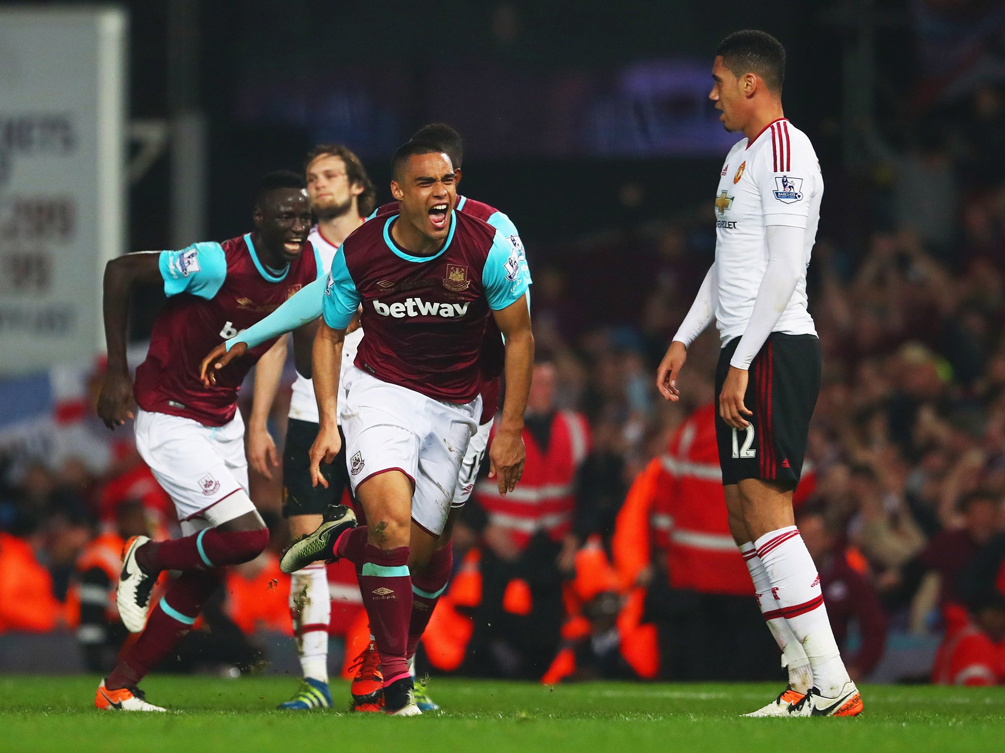 West Ham vs Manchester United match report: Winston Reid nets winner but bus attack final Boleyn Ground game | The Independent | The Independent