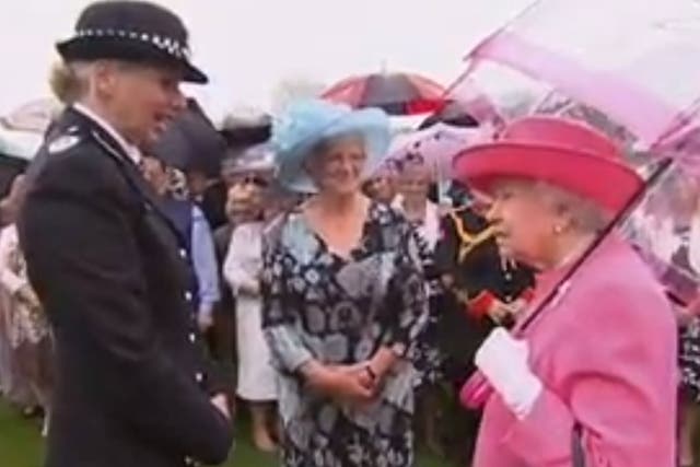 The Queen talks candidly to Metropolitan Police Commander Lucy D'Orsi