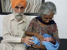 Indian woman in her 70s gives birth to first baby after IVF