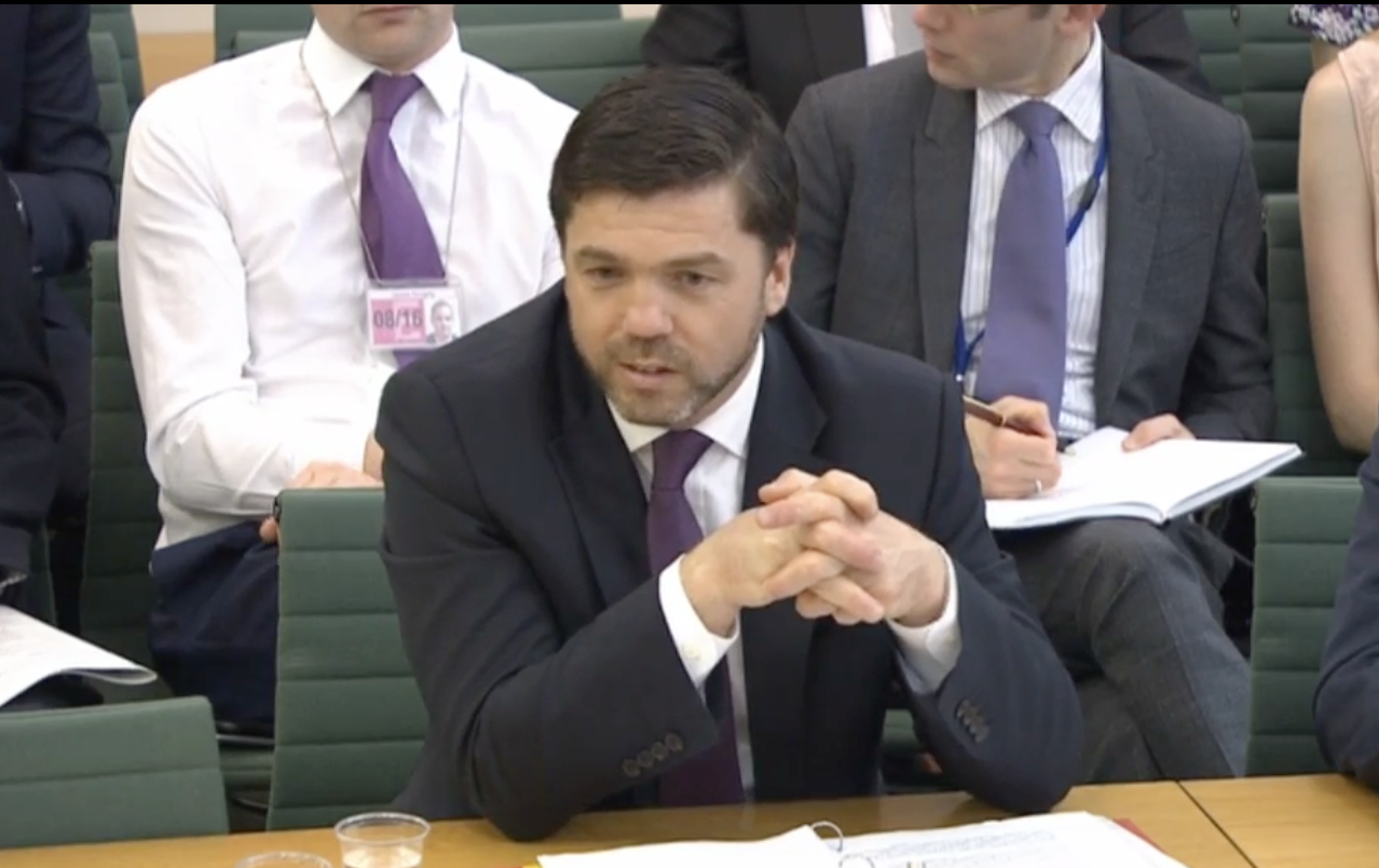 Work and Pensions Secretary Stephen Crabb appears at committee