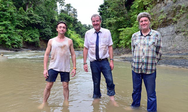Clarkson and co during their Top Gear days