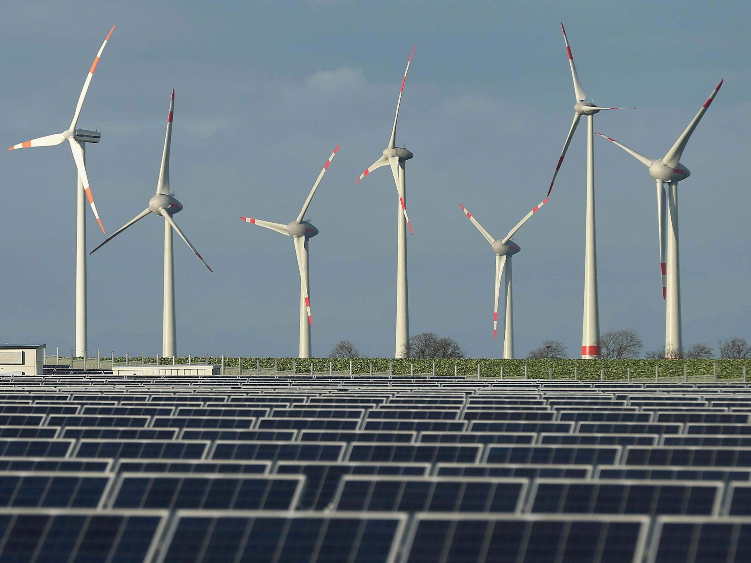 Five years ago renewables accounted for just 12 per cent of UK energy generation. Now it stands at 30 per cent