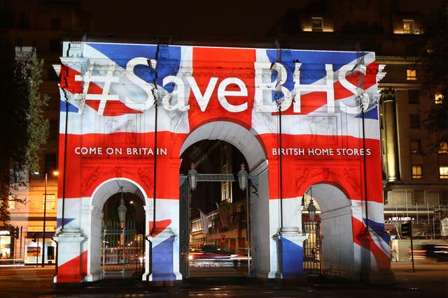 All of BHS's 163 stores will all be in close down or sale mode over the coming weeks.