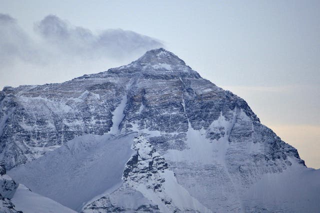 The nine-person team reached the summit of Mont Everest on Wednesday