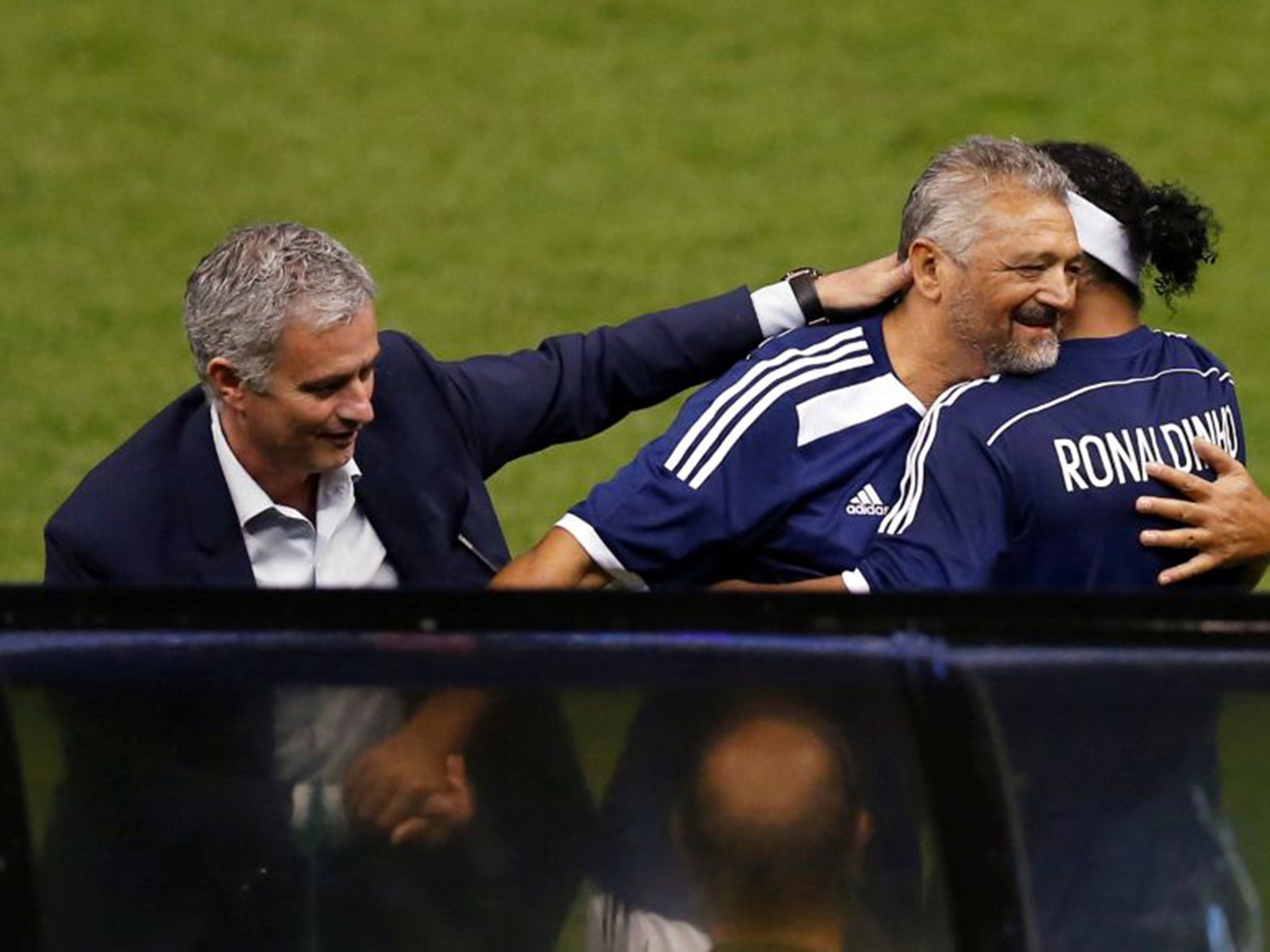 Mourinho was in Mexico to manage a Fifa Legends team against the Mexico All-Stars