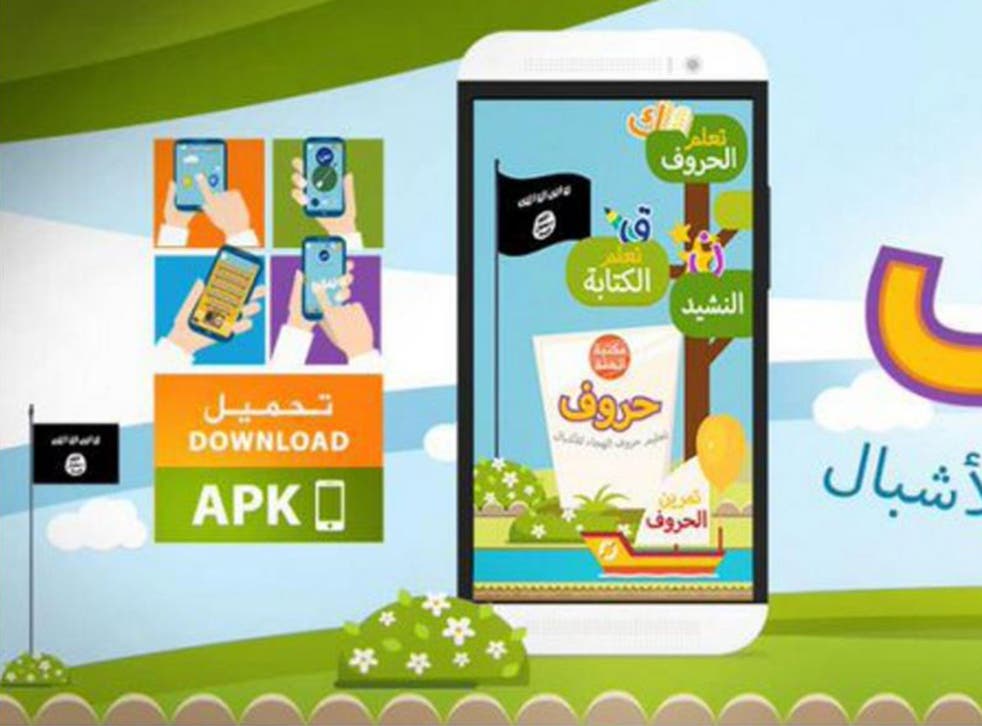 Isis released the 'Huroof' app for children on 10 May 2016