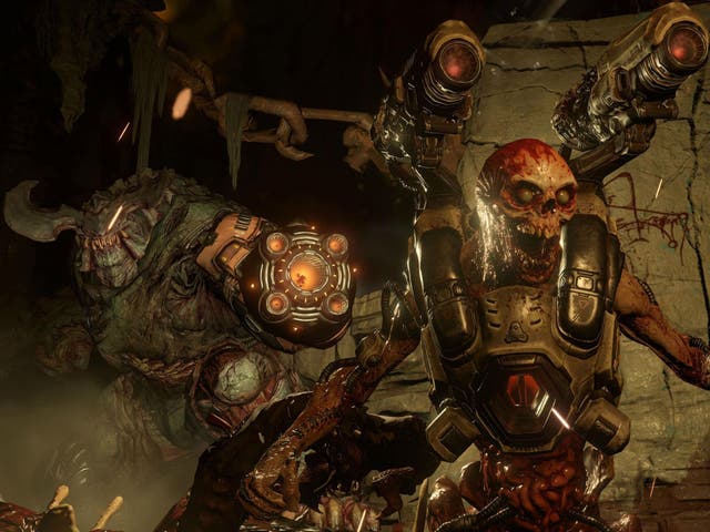 Some of the enemies players will confront in Doom