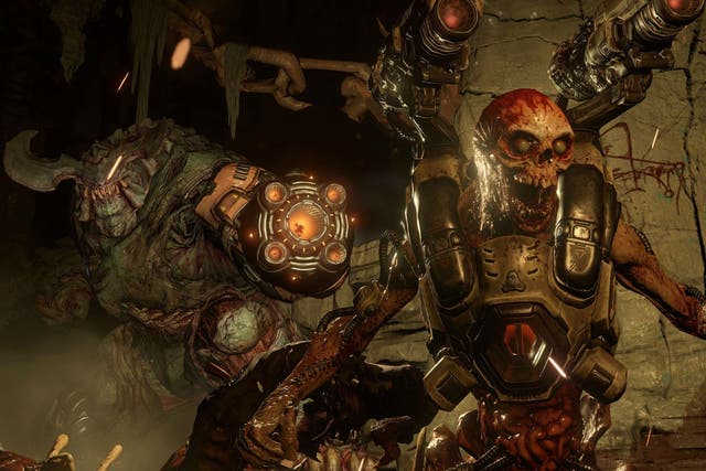Some of the enemies players will confront in Doom