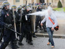 France protests: Protests erupt across country as government pushes through labour reforms