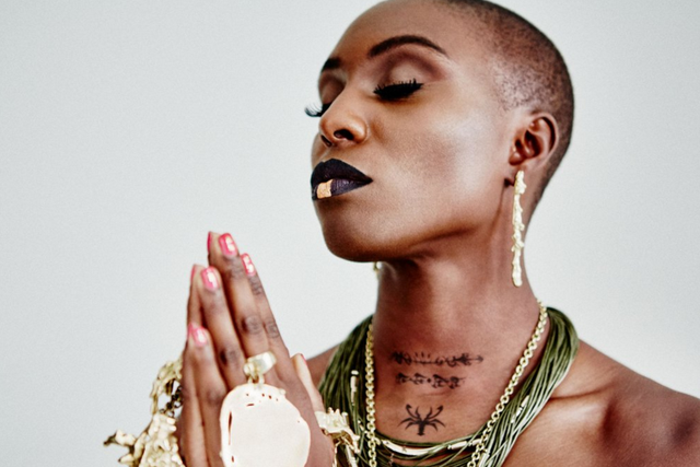 Laura Mvula referred to stage-fright symptoms earlier in her career