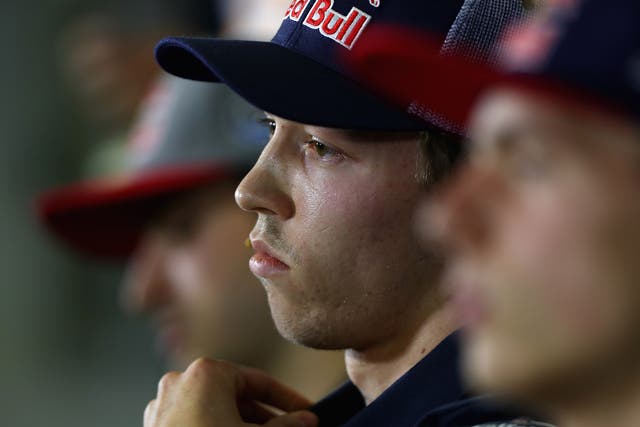 Daniil Kvyat was moved to Red Bull after an incident with Sebastian Vettel in Russia