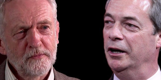 Jeremy Corbyn vs Nigel Farage