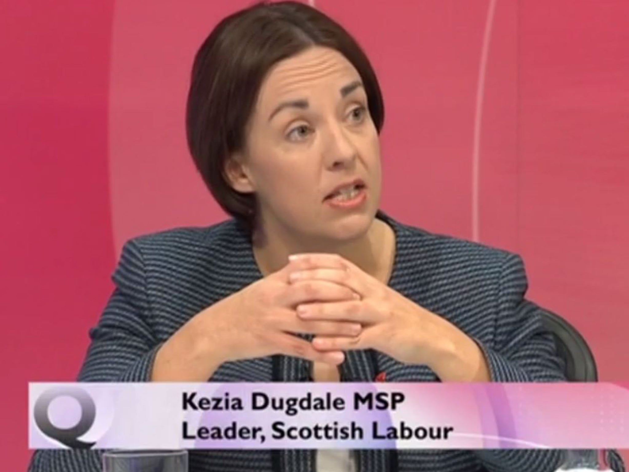 Kezia Dugdale appeared on Question Time to say people did want what Labour were offering - despite not voting for it