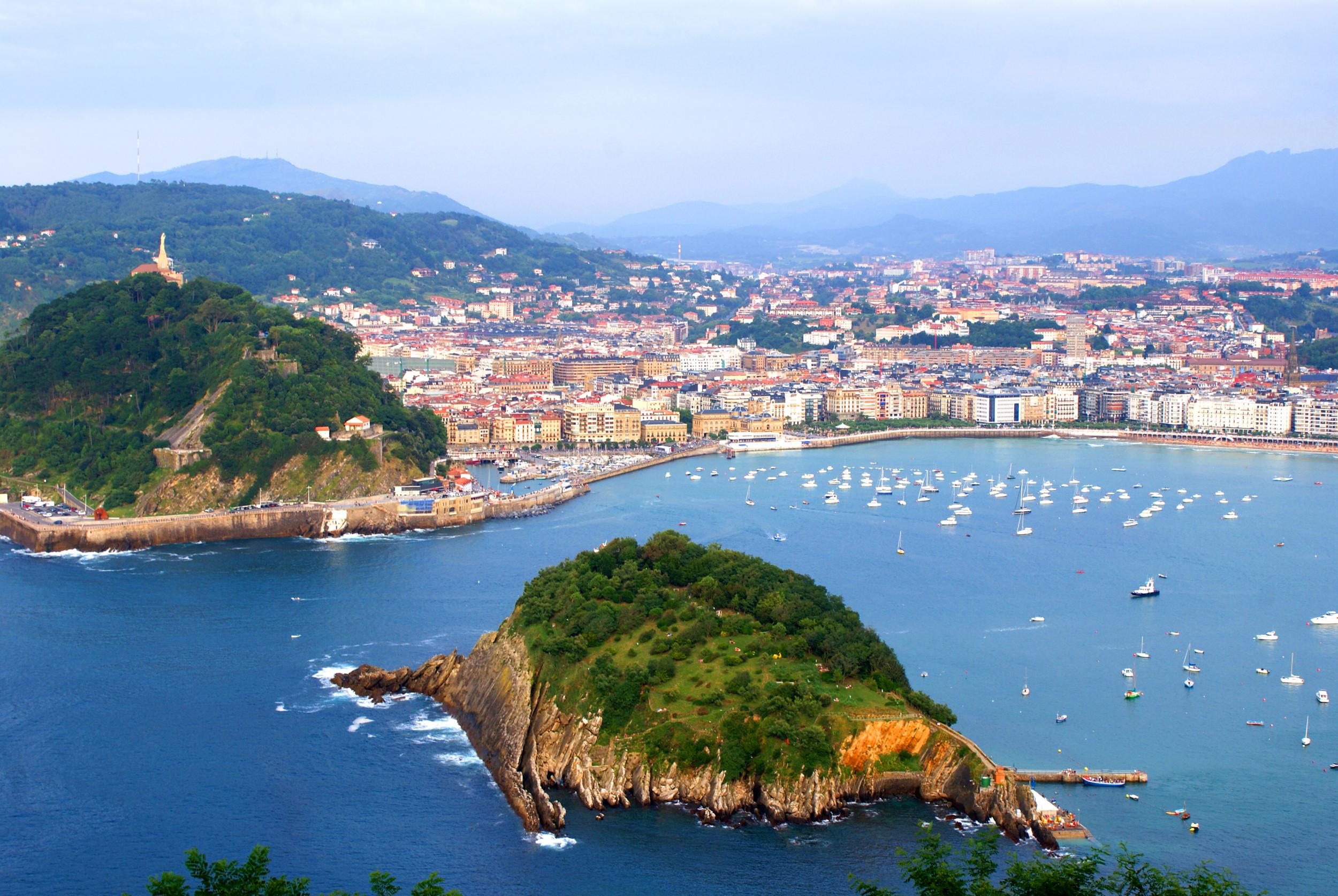 Picturesque San Sebastian in the autonomous Basque Country