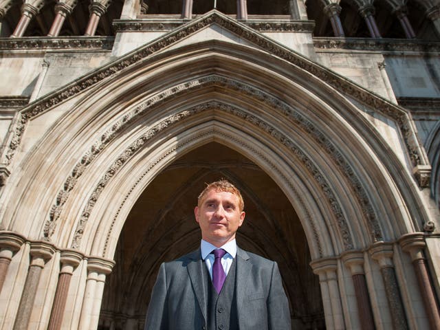 Jon Platt outside the Royal Courts of Justice in London on 13 May 2016