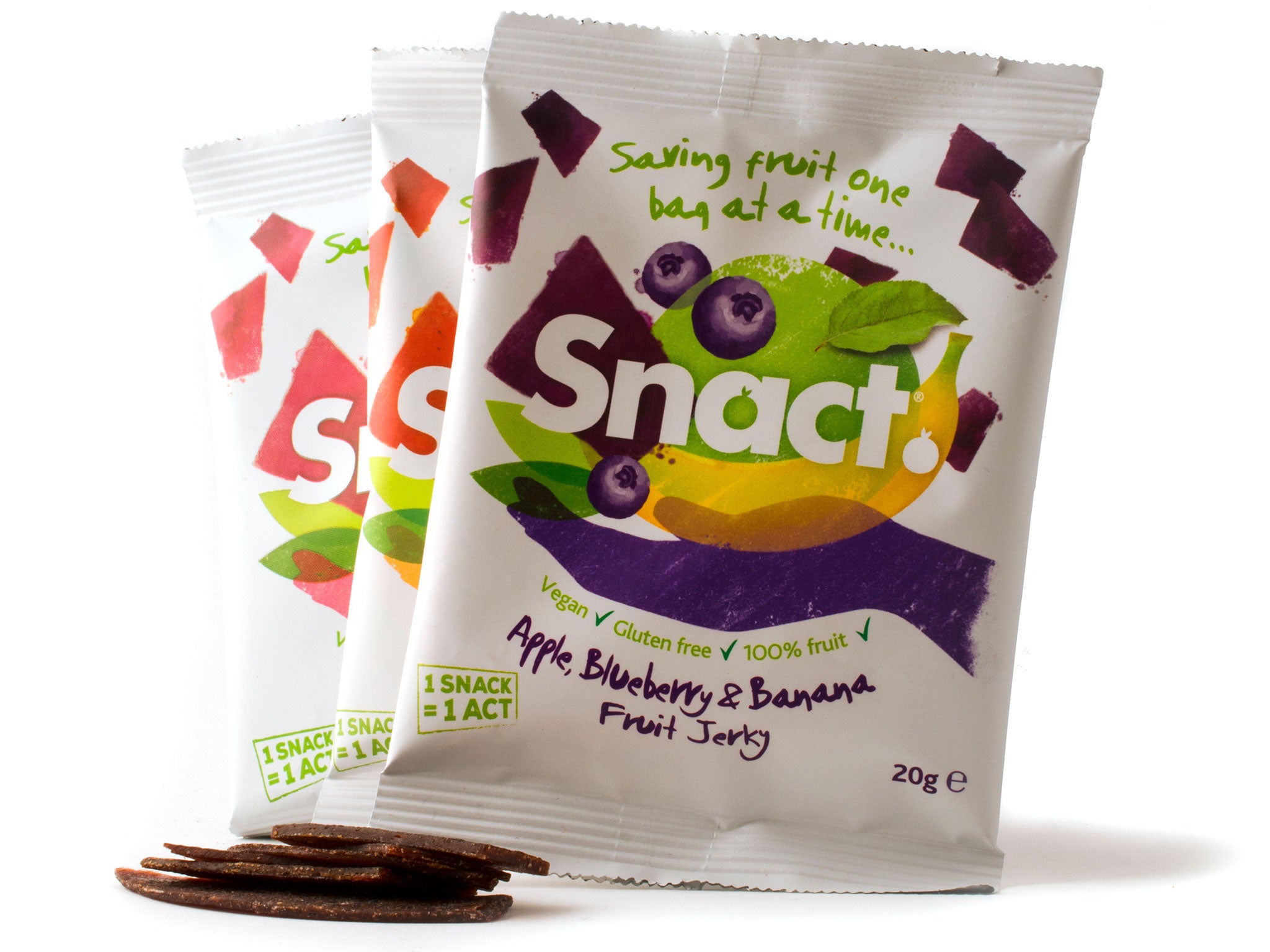 Snact is made using surplus fruit sourced from farmers and packing sites
