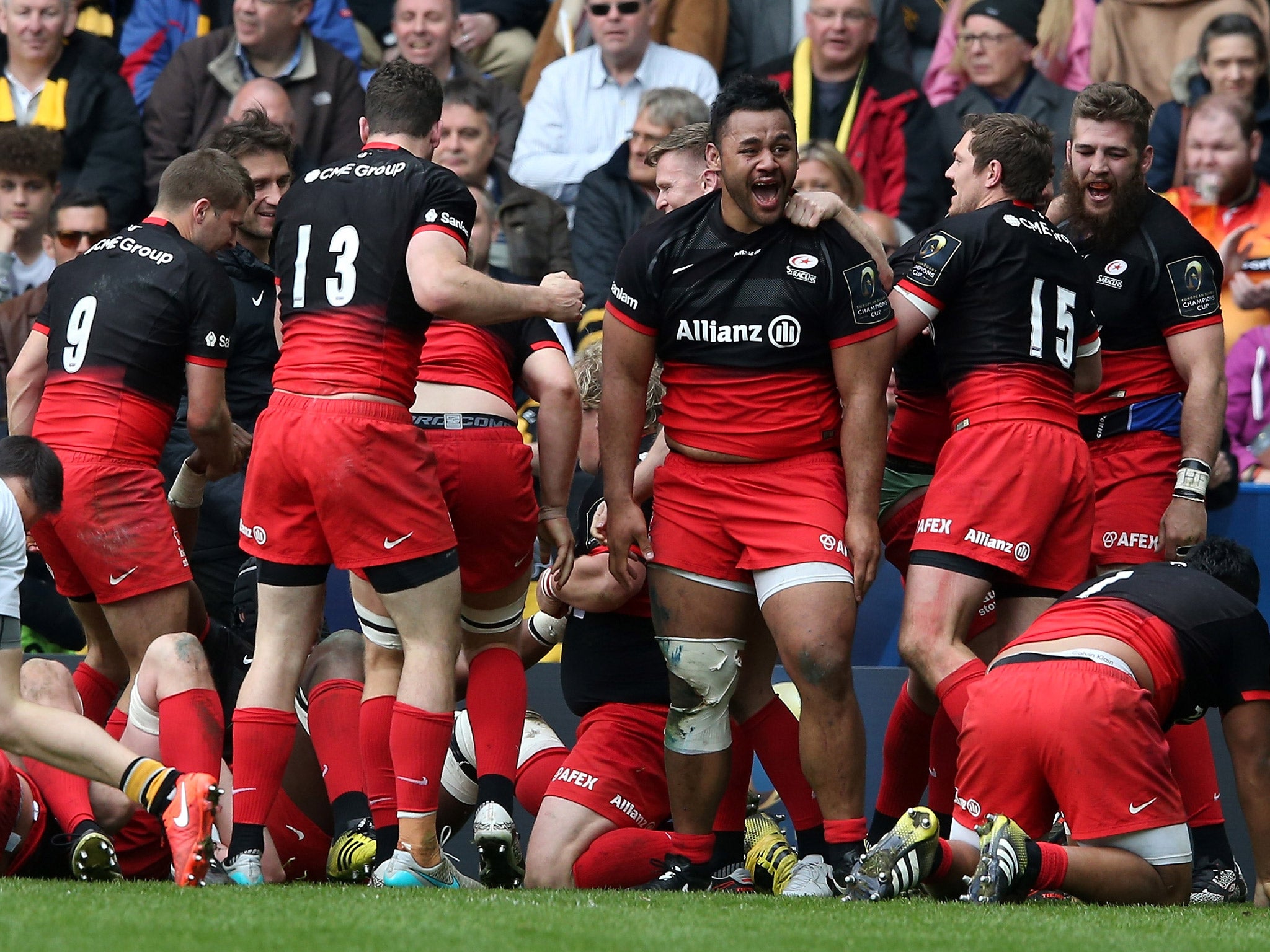 Saracens knocked Wasps out in the semi-finals