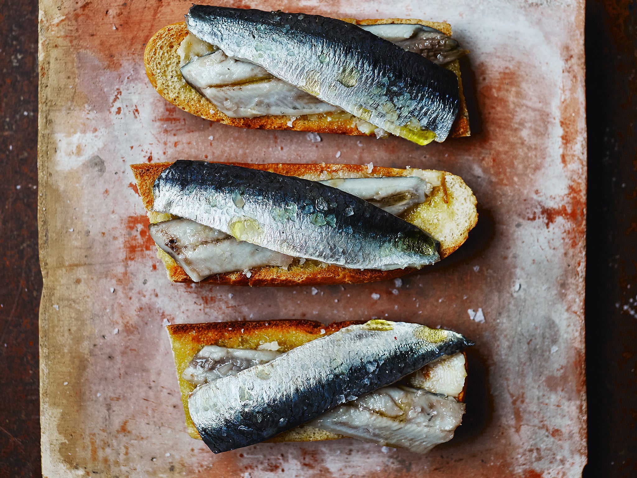 Sardines are a a light option for a summer supper