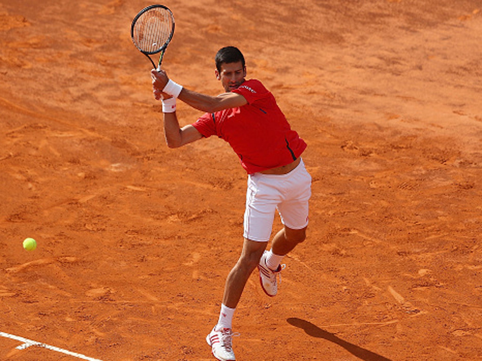 Defending champion Novak Djokovic overcame some stubborn resistance before making the last four in Rome (Getty)